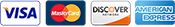 Visa Mastercard Discover American Express